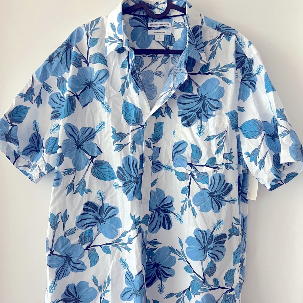 Casual Hawaiian Shirt Slim Fit
